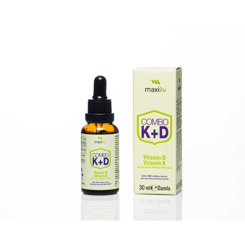 Combo Vitamin D3&K2  Damla